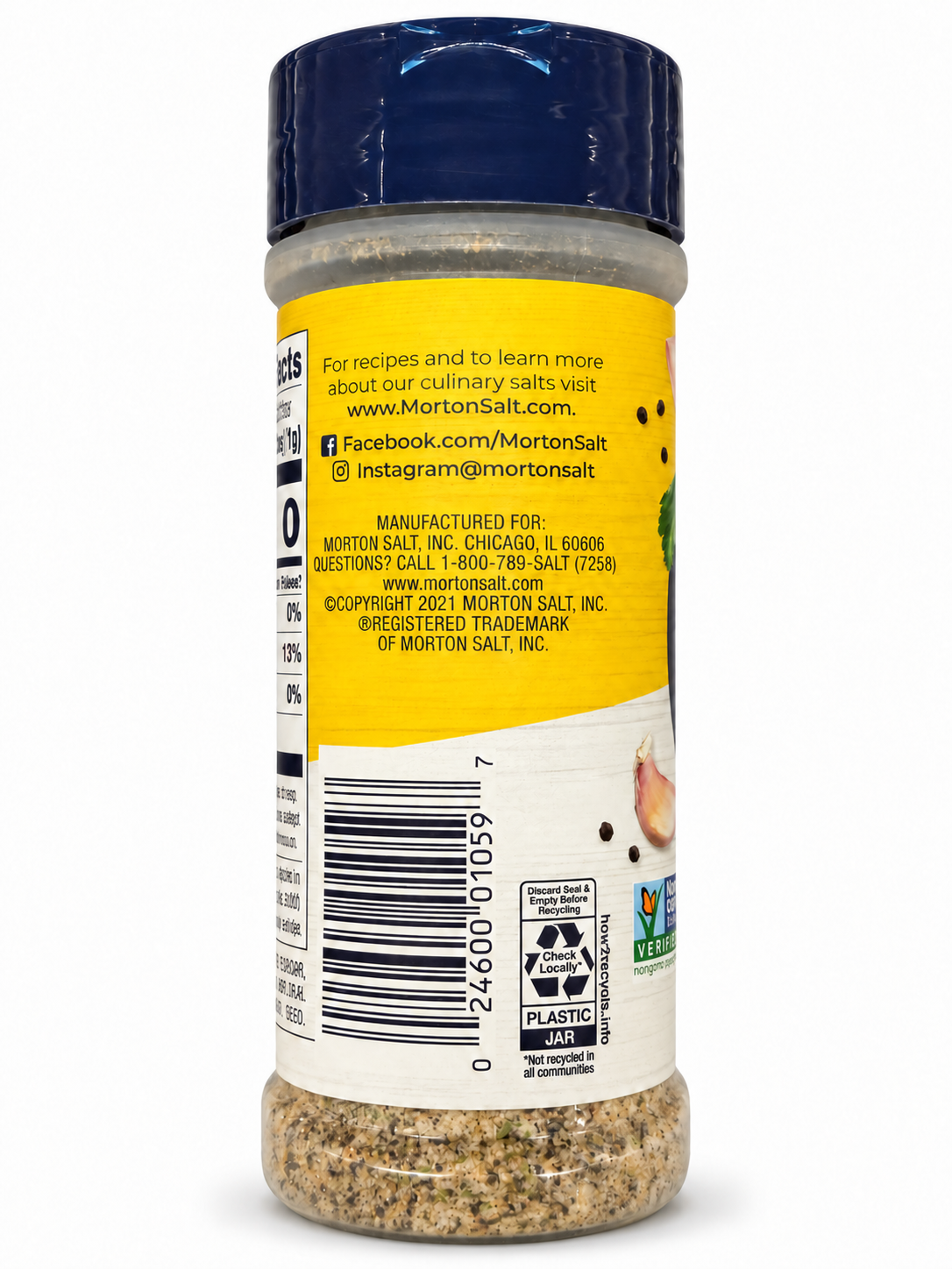 Morton Nature’s Seasons manufactured-for panel and barcode — AI-cleaned presentation