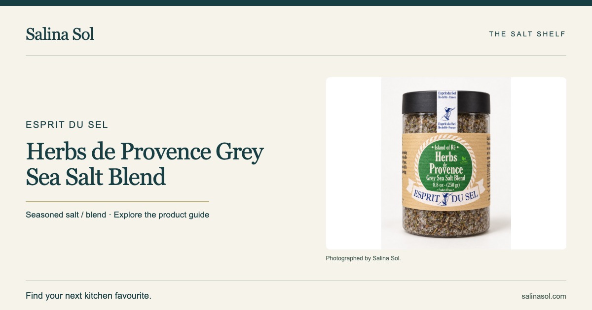 Esprit du Sel Herbs de Provence Grey Sea Salt Blend social preview
