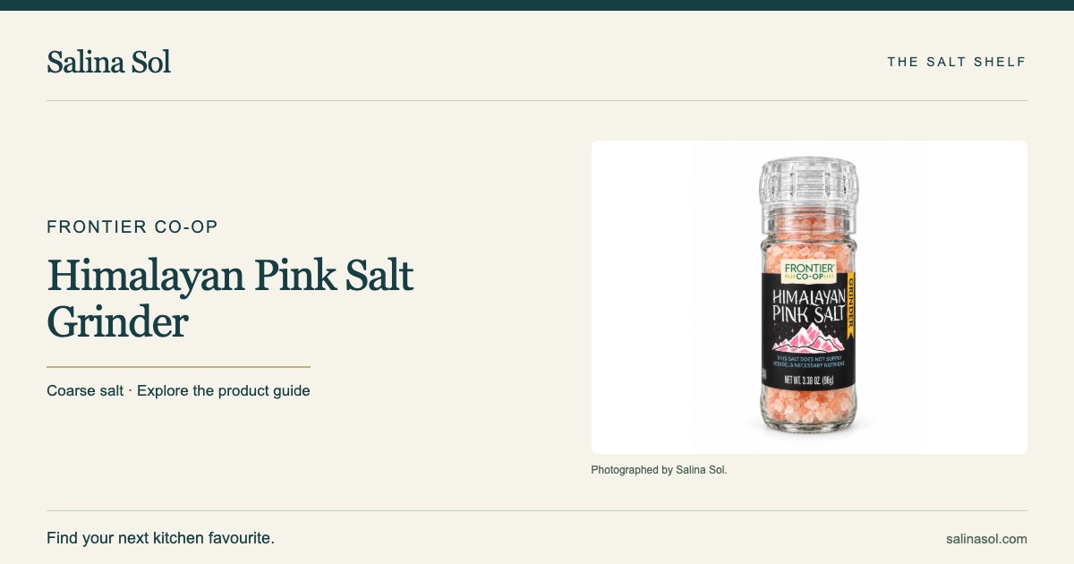 Frontier Co-op Himalayan Pink Salt Grinder social preview