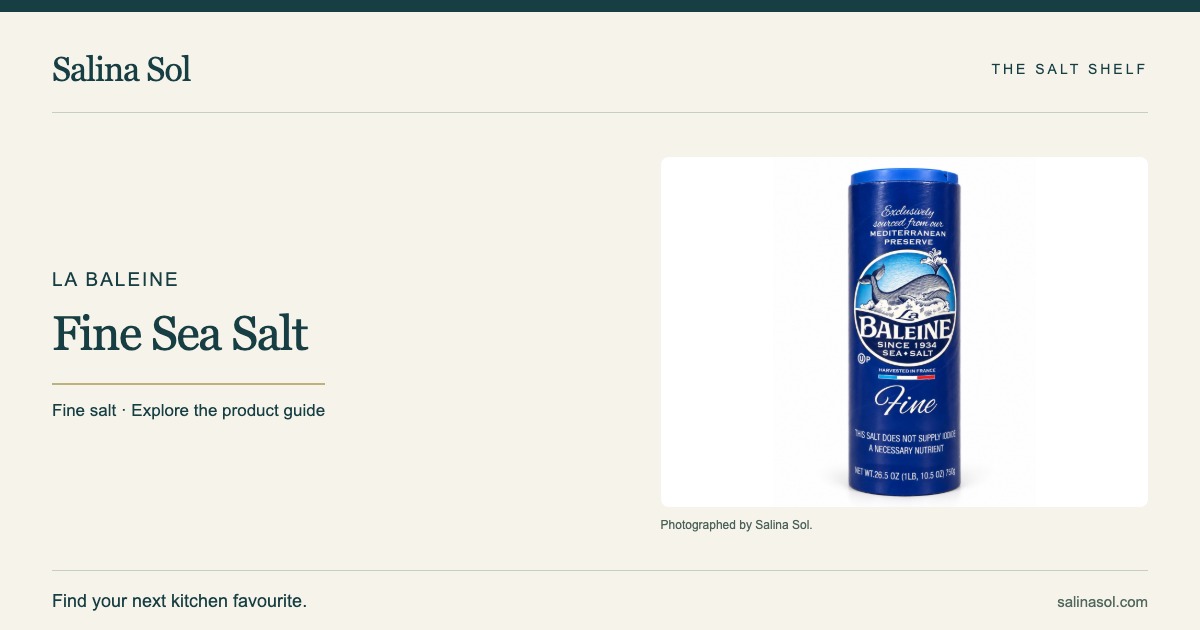 La Baleine Fine Sea Salt social preview