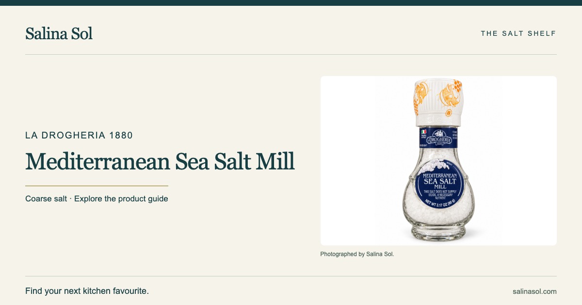 La Drogheria 1880 Mediterranean Sea Salt Mill social preview
