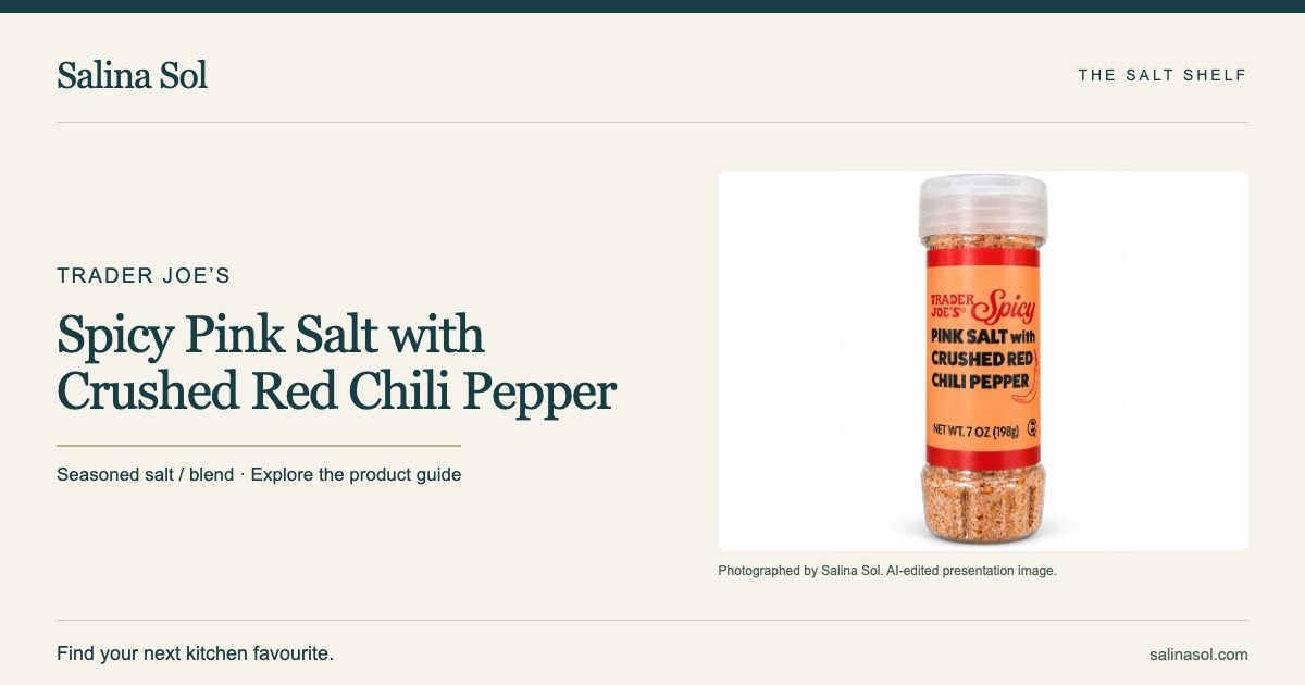 Trader Joe’s Spicy Pink Salt with Crushed Red Chili Pepper social preview
